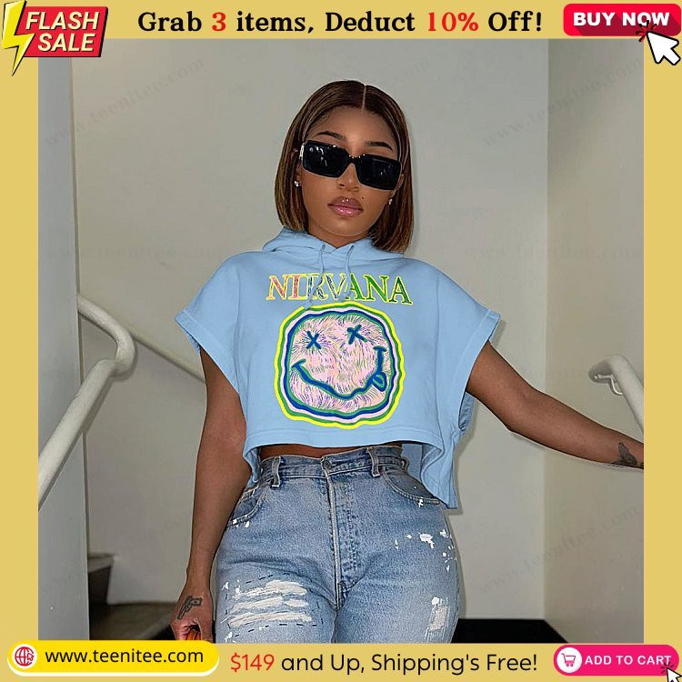 summer smiling face printed short sleeve hoodie t shirt sky blue s 216.jpg