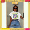 summer smiling face printed short sleeve hoodie t shirt sky blue s 471.jpg