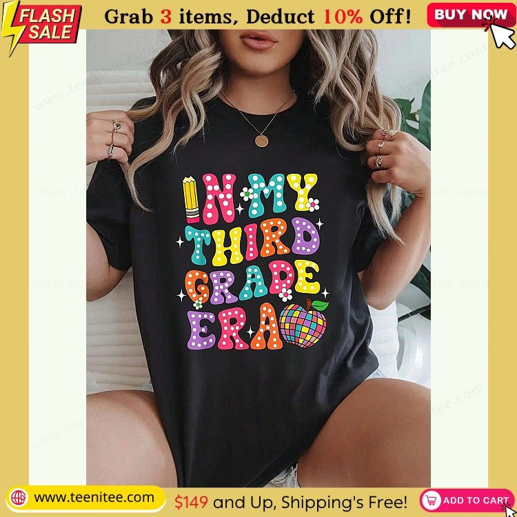 t shirts women retro groovy in my third grade era first day back to school t shirt beach summer shirts women clothes black top 825.jpg