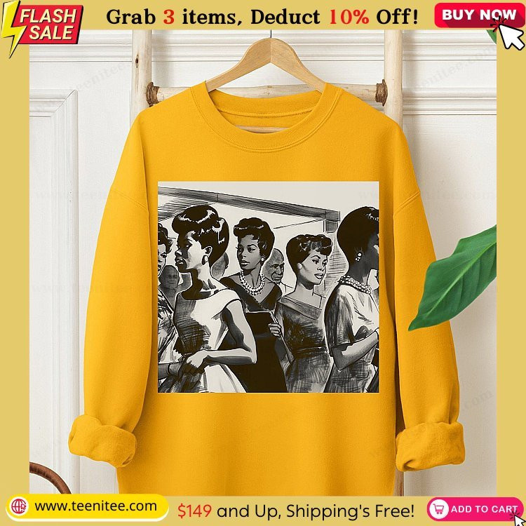 vintage women sweatshirt african american old school style 1950s woman brown skin girls afrocentric tops black glamour beauty 74.jpg