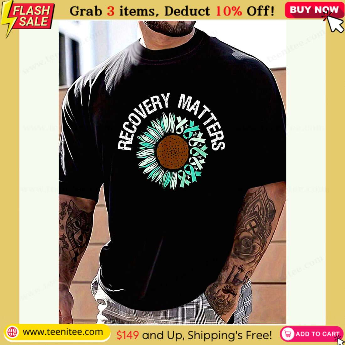100 Cotton Recovery Matters Sobriety Anniversary Sober AA NA T Shirt Women s Men s Graphic Tee Causal Tops Fashion Tshirt Short Sleeve T Shirt PROD6144GC 20250703200437 ZDBL61.jpg